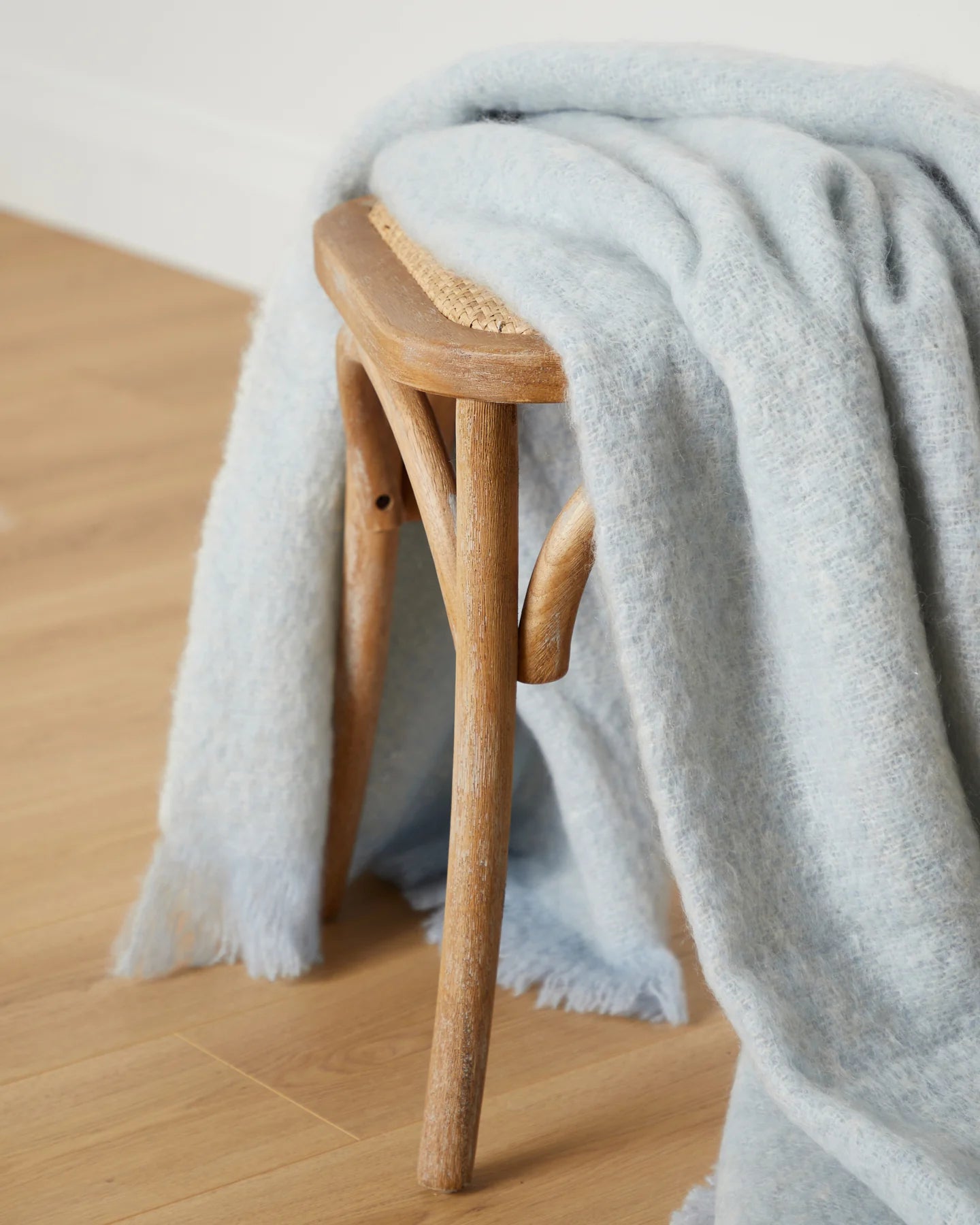 Mohair Throw Sea Mist